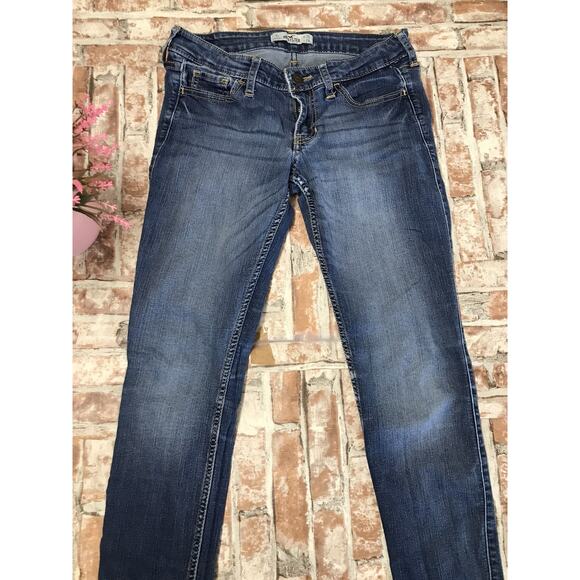 Hollister Denim Slim Fit Skinny Blue Jeans Dark Wash 1S W25 L29 - Picture 4 of 5